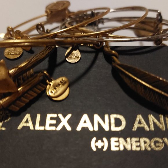 MAKE AN OFFER OR TRADE~ALEX AND ANI BRACELETS! BRONZE AND GOLD TONE BUNDLE! - Picture 2 of 8